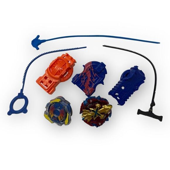 Beyblade Burst Evolution Switch Strike Valtryek Xeno Xcalibur Magnum Impact Lot - Picture 1 of 7